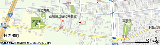 新潟県上越市頸城区西福島周辺の地図