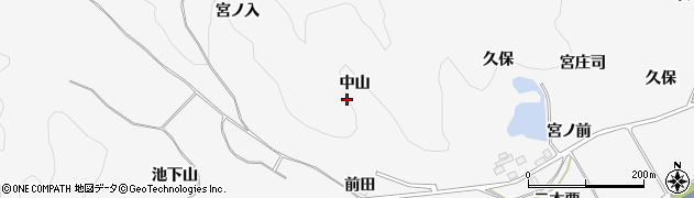 福島県泉崎村（西白河郡）踏瀬（中山）周辺の地図