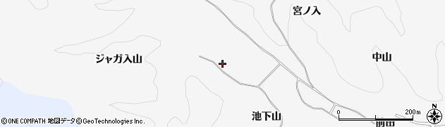 福島県泉崎村（西白河郡）踏瀬（池下山）周辺の地図