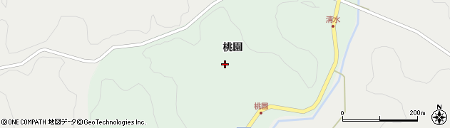 福島県平田村（石川郡）北方（桃園）周辺の地図