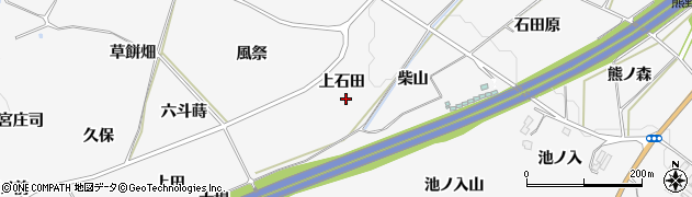 福島県泉崎村（西白河郡）踏瀬（上石田）周辺の地図