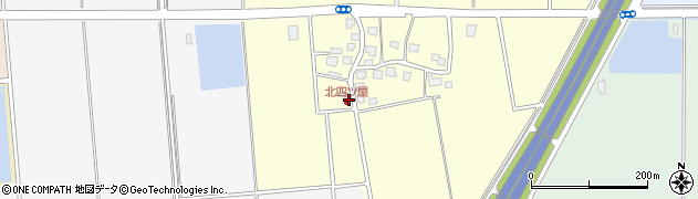 新潟県上越市頸城区北四ツ屋周辺の地図