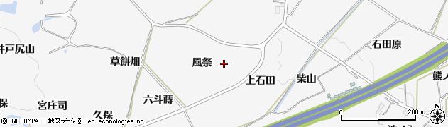 福島県泉崎村（西白河郡）踏瀬（風祭）周辺の地図