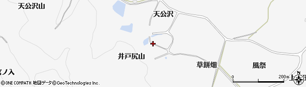 福島県泉崎村（西白河郡）踏瀬（井戸尻山）周辺の地図