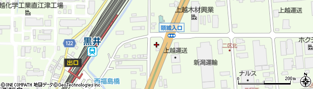 東邦新潟株式会社　直江津営業所周辺の地図