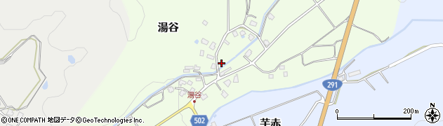 新潟県南魚沼市湯谷周辺の地図