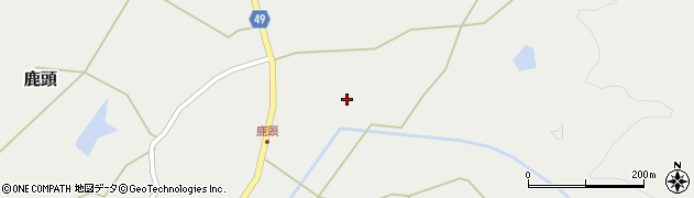 石川県志賀町（羽咋郡）鹿頭（メ）周辺の地図
