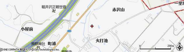 福島県泉崎村（西白河郡）踏瀬（赤沢山）周辺の地図
