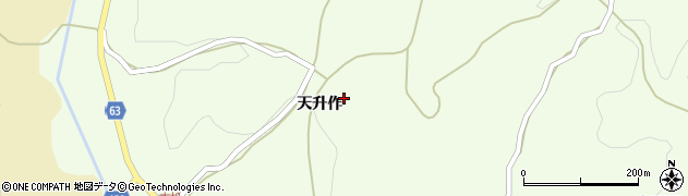 福島県石川町（石川郡）母畑（天升作）周辺の地図