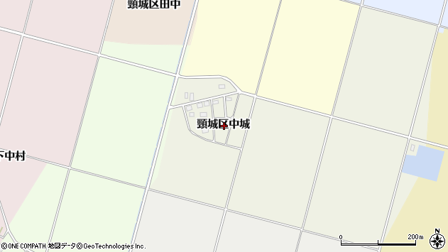 〒942-0113 新潟県上越市頸城区中城の地図