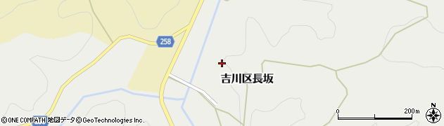 新潟県上越市吉川区長坂周辺の地図