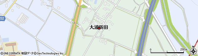 新潟県魚沼市大浦新田周辺の地図