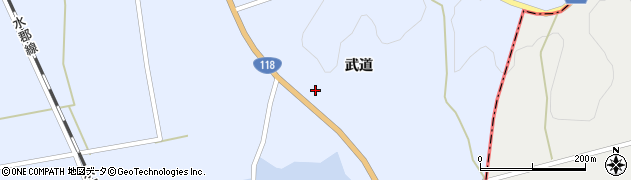 福島県玉川村（石川郡）川辺（武道）周辺の地図