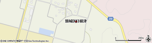 新潟県上越市頸城区日根津周辺の地図