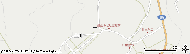 福島県南会津町（南会津郡）針生（窪田）周辺の地図
