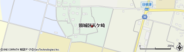 新潟県上越市頸城区天ケ崎周辺の地図