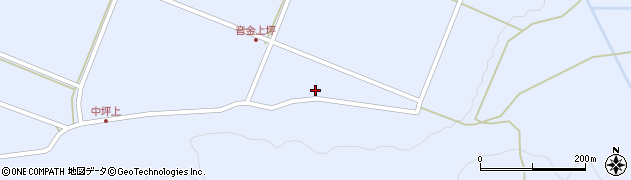 福島県下郷町（南会津郡）音金（宮の跡）周辺の地図