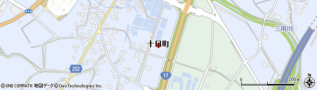 新潟県魚沼市十日町周辺の地図