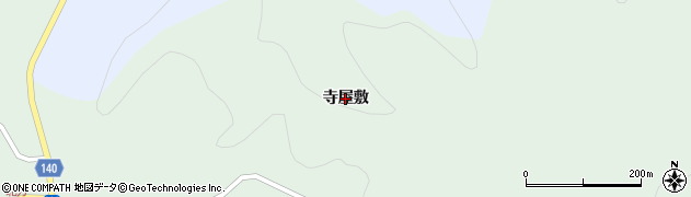 福島県平田村（石川郡）北方（寺屋敷）周辺の地図