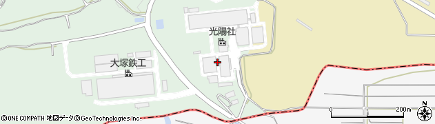 福島県白河市大信中新城（塩沢）周辺の地図