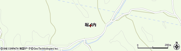 福島県石川町（石川郡）母畑（堀ノ内）周辺の地図