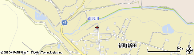 新潟県十日町市新町新田周辺の地図