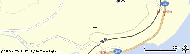 石川県穴水町（鳳珠郡）根木（カ）周辺の地図