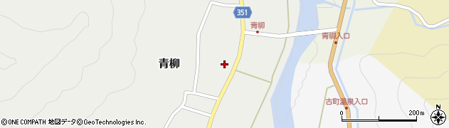 福島県南会津町（南会津郡）青柳（居平）周辺の地図