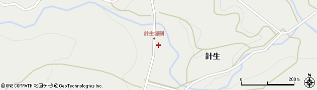 福島県南会津町（南会津郡）針生（小松沢）周辺の地図
