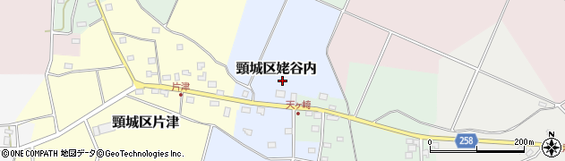 新潟県上越市頸城区姥谷内周辺の地図