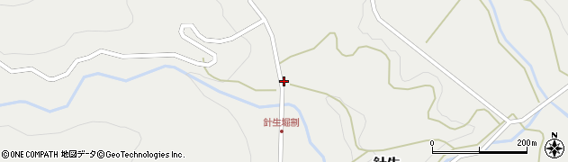 福島県南会津町（南会津郡）針生（駒戸山）周辺の地図