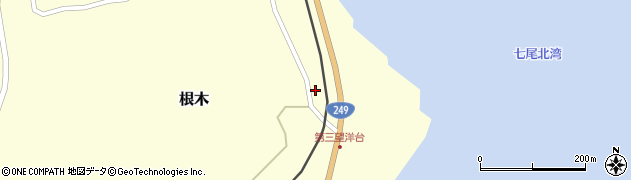 石川県穴水町（鳳珠郡）根木（ニ）周辺の地図