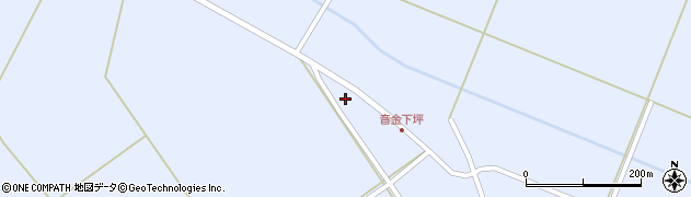福島県下郷町（南会津郡）音金（家ノ下）周辺の地図