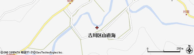 新潟県上越市吉川区山直海周辺の地図