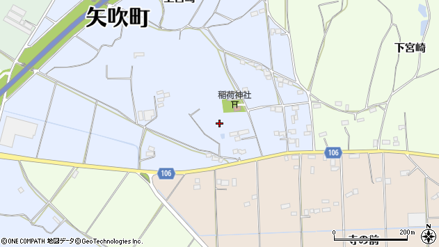 〒969-0246 福島県西白河郡矢吹町下宮崎の地図