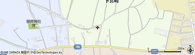 福島県西白河郡矢吹町下宮崎105周辺の地図