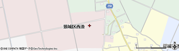 新潟県上越市頸城区西湊周辺の地図