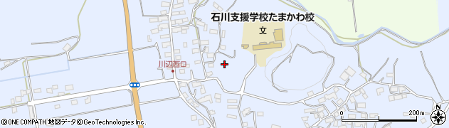 福島県玉川村（石川郡）川辺（舘）周辺の地図
