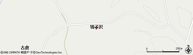 福島県平田村（石川郡）西山（鴇子沢）周辺の地図