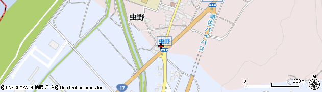 新潟県魚沼市虫野1周辺の地図