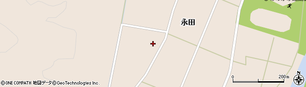 福島県南会津郡南会津町永田東俣176周辺の地図
