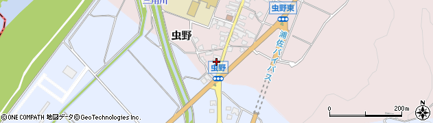 新潟県魚沼市虫野4周辺の地図