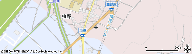 新潟県魚沼市虫野216周辺の地図