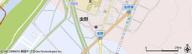 新潟県魚沼市虫野10周辺の地図