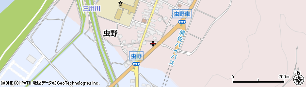 新潟県魚沼市虫野221周辺の地図