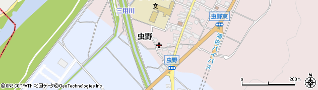 新潟県魚沼市虫野17周辺の地図