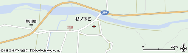福島県南会津町（南会津郡）静川（松ノ下乙）周辺の地図