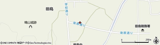 福島県南会津町（南会津郡）田島（後原甲）周辺の地図