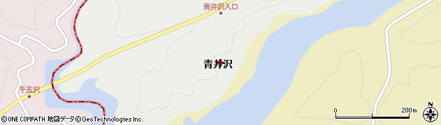 福島県平田村（石川郡）西山（青井沢）周辺の地図