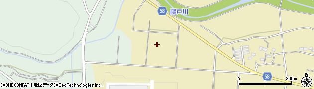 福島県白河市大信下新城（山下）周辺の地図